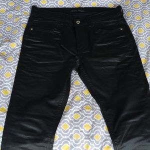 Black chinos